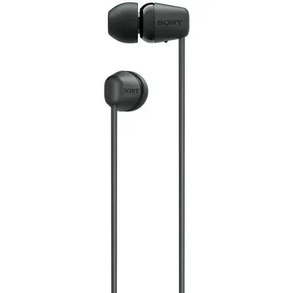 Навушники з мікрофоном Sony WI-C100 Black (WIC100B.CE7) - фото 2