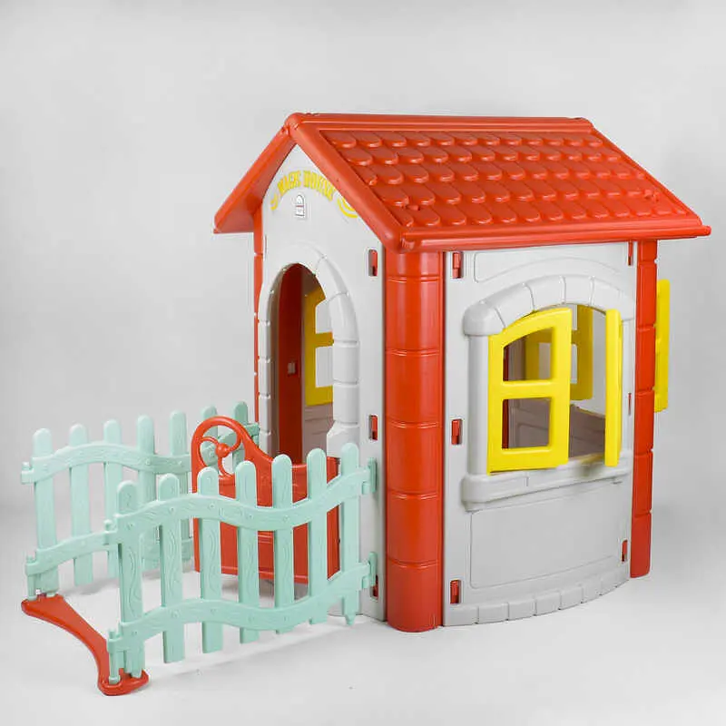 Игровой домик Pilsan Magic House, серый с красным, 130x200 см, 06-194 - фото 2
