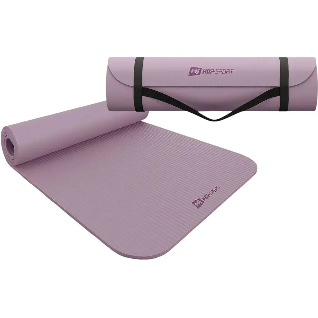 Килимок для йоги Hop-Sport HS-NB010GM NBR 1 см лавандовий - фото 5