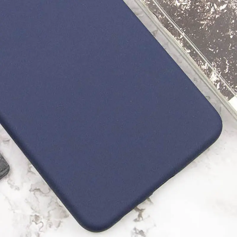 Чохол Silicone Cover Lakshmi Full Camera (AAA) для Oppo A57s / A77s Темно-синій / Midnight blue - фото 3