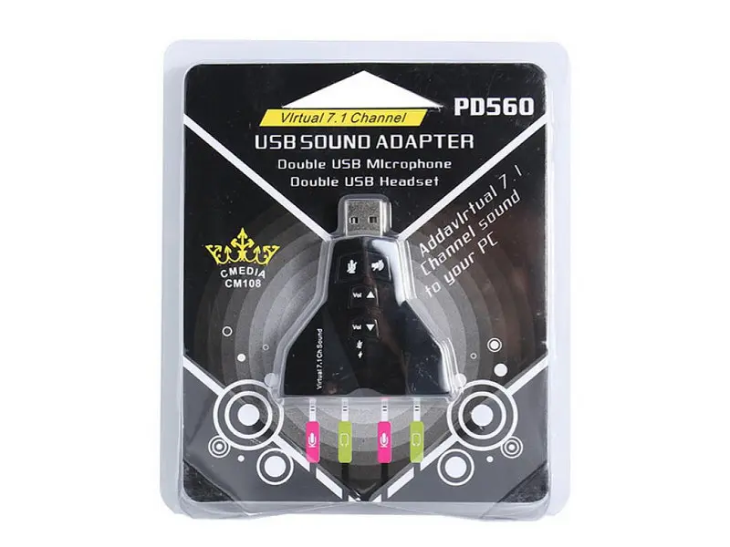 Звукова карта Dynamode USB 8 (7.1) 3D (PD560) - фото 4