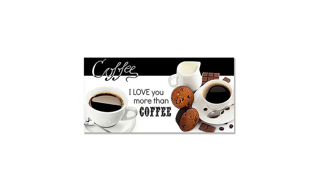 Наклейка на стіл City Coffee ПВХ плівка для меблів кава зерна турка Біла 60х120 см Happy Pocket Z180814 - фото 3