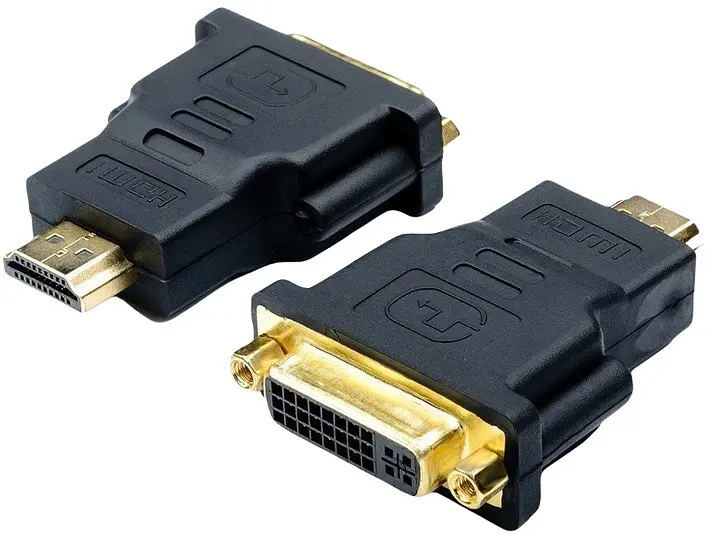Переходник Atcom Hdmi male Dvi female 24 + 1 pin черный - фото 2
