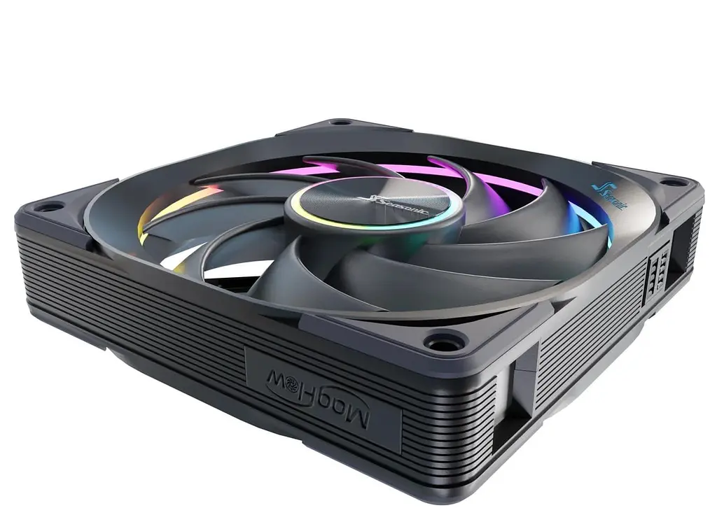 Комплект вентиляторів Seasonic MagFlow ARGB 120 3 in 1 (MAGFLOW-ARGB-3) Black - фото 8