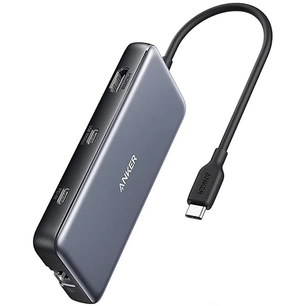 USB-хаб Anker USB-C 8-в-1 Black (A83830A2)