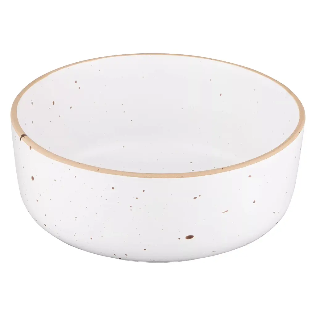 Салатник Ardesto Midori, 700мл, 16см, кераміка, білий (AR0116MW)