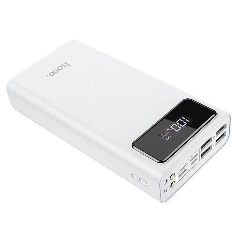 УМБ Hoco General LED Display power bank J65 30000mAh 4USB/Lightning/Type-C 2А - фото 2