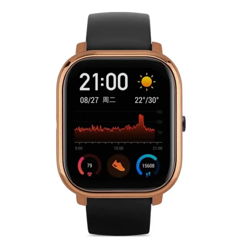 Защитный бампер Tamister для смарт-часов Amazfit GTS розовое золото - фото 3