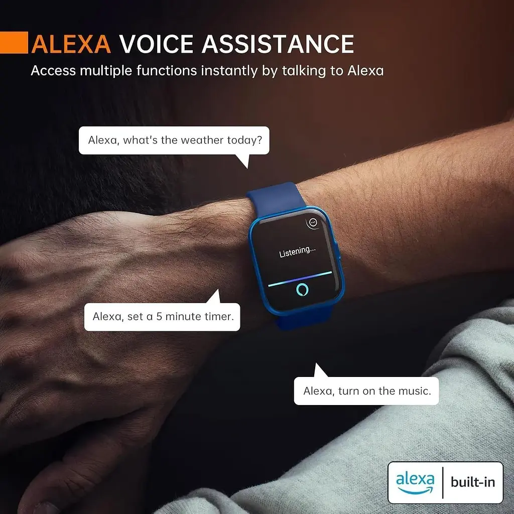 Смарт-годинник Alexa aea 2024 інтегрований та стабільний виклик Bluetooth - фото 7