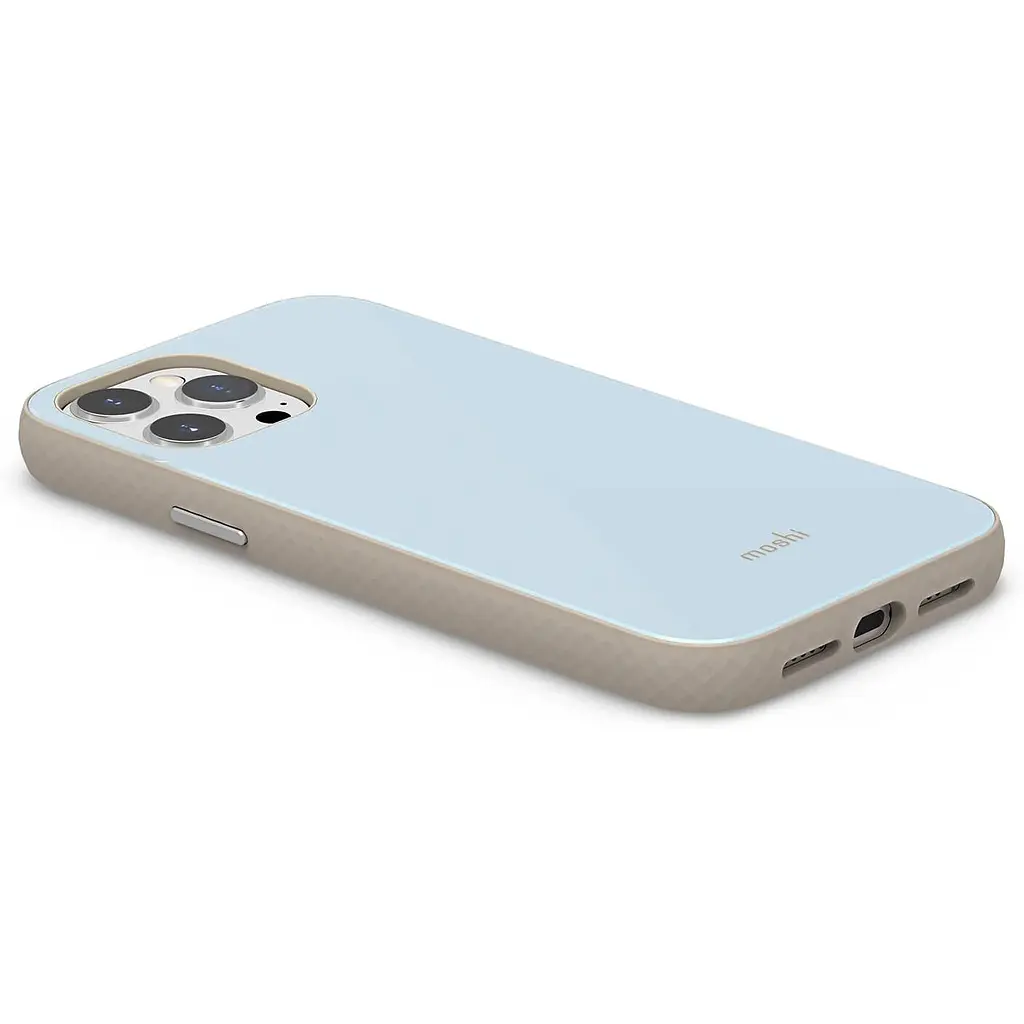 Чехол-накладка Moshi iGlaze Slim Hardshell Case Adriatic Blue для iPhone 13 Pro Max (99MO132523) - фото 4