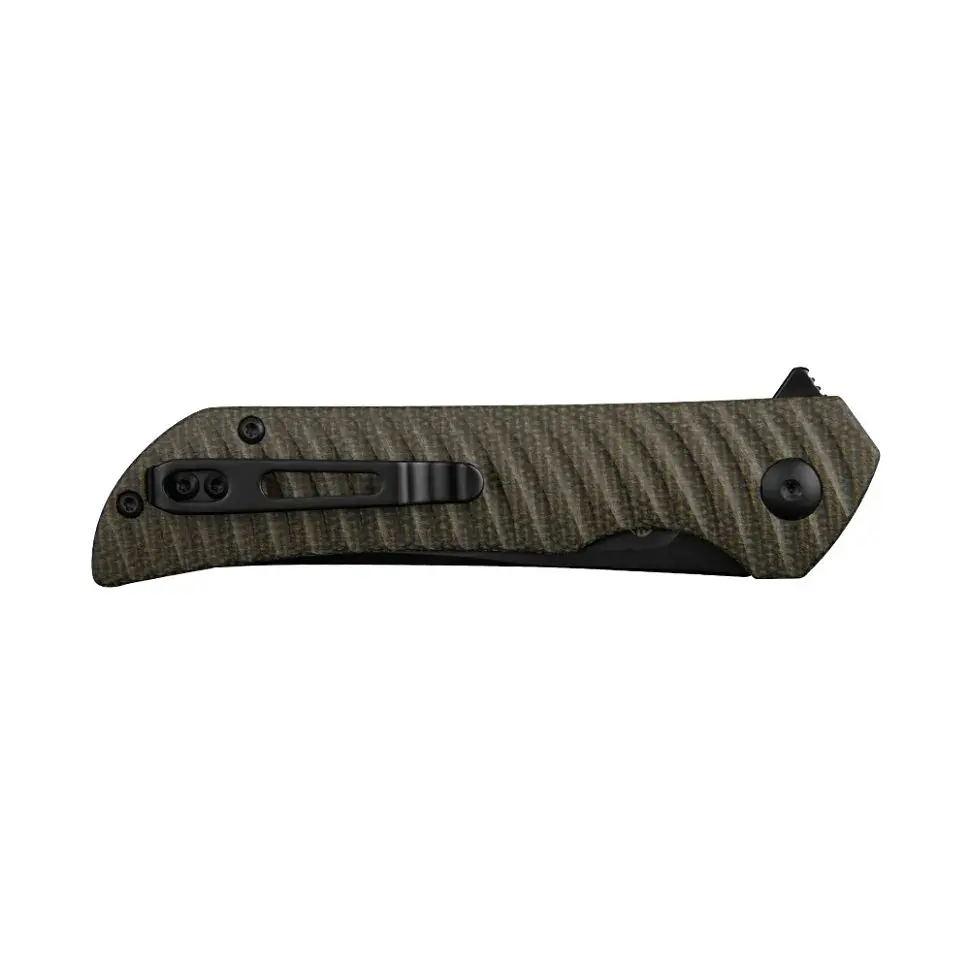Ніж складаний туристичний Ruike P122-MB, (9.2 см) 14C28N / мікарта коричневий - фото 6
