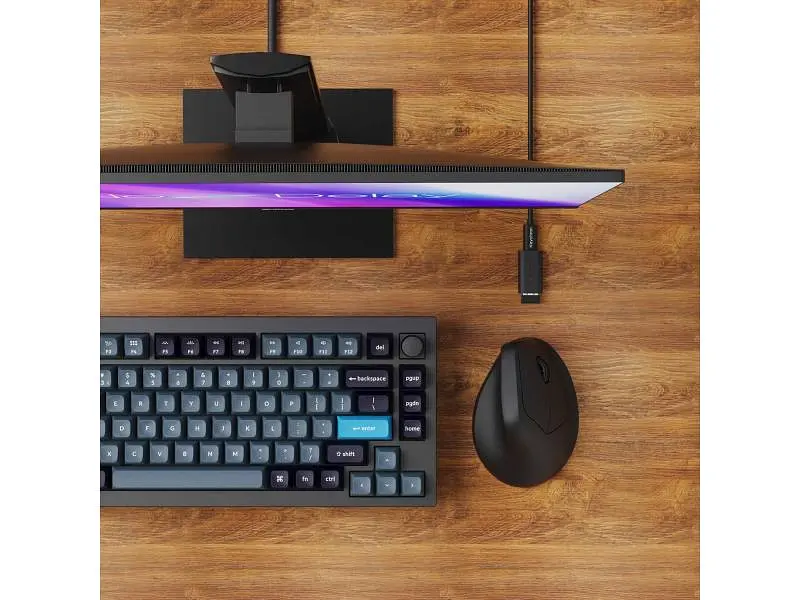 Миша Keychron M5 PixArt PAW3950 Black (M5-A23) - фото 6