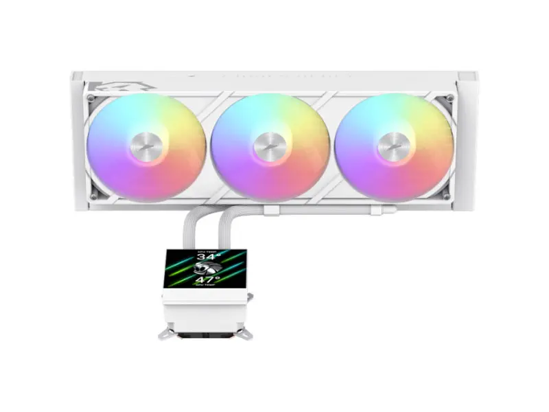 Водяне охолодження Gamemax Glacier 360 White - фото 2