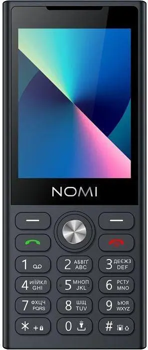 Мобільний телефон Nomi i2841 Black - фото 2