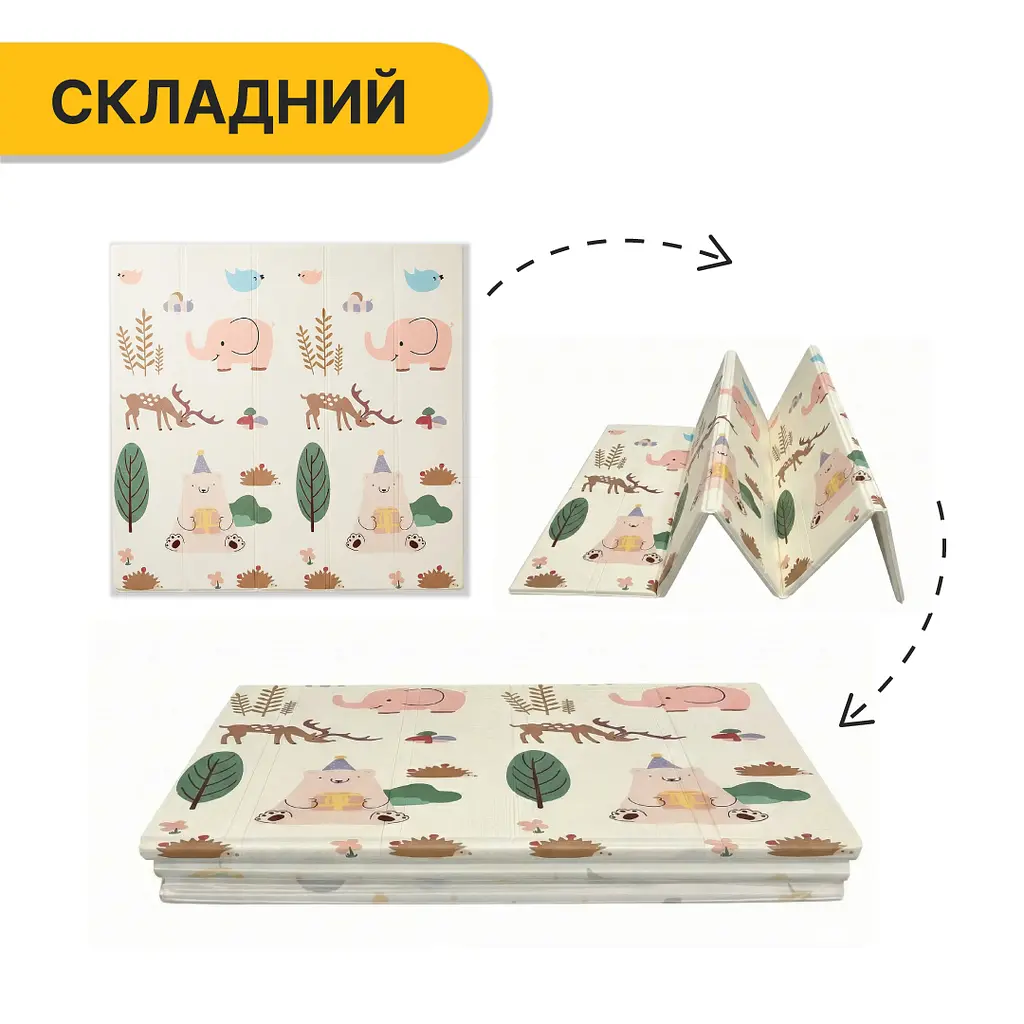 Дитячий ігровий килимок LEOBRO 150 x 200 x 1 см (LB-1030) - фото 4