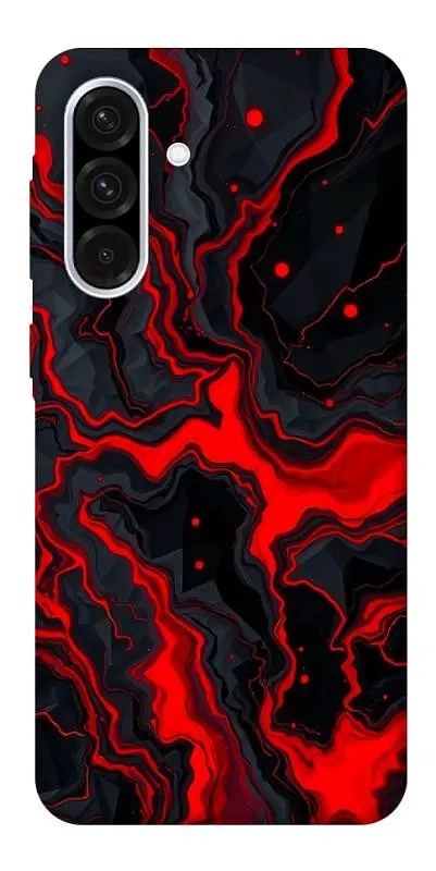 TPU чохол Demsky Black red marble для Samsung Galaxy A56 5G