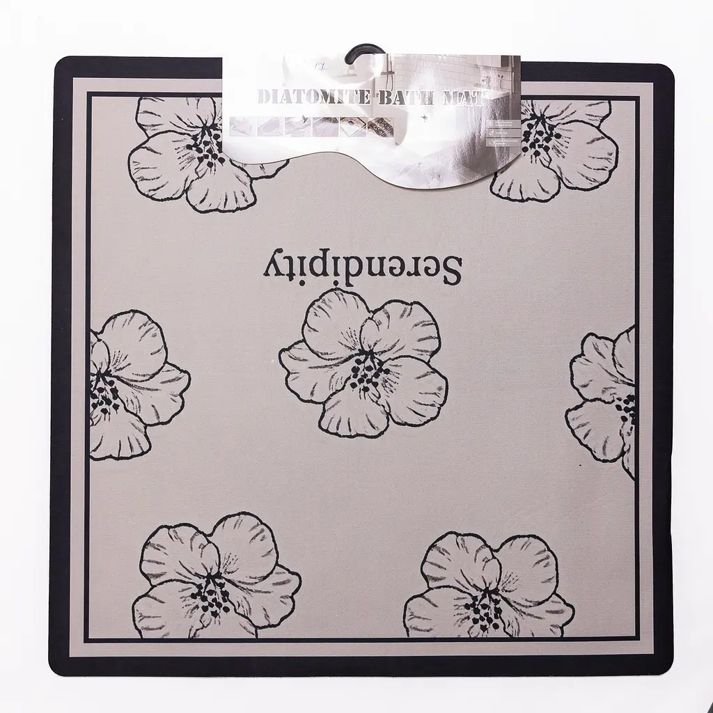 Защитный коврик для стиральной машины из диатомита Serendipity 58×58 (см) коврик для ванной комнаты Yiwu HP-42-17 - фото 4