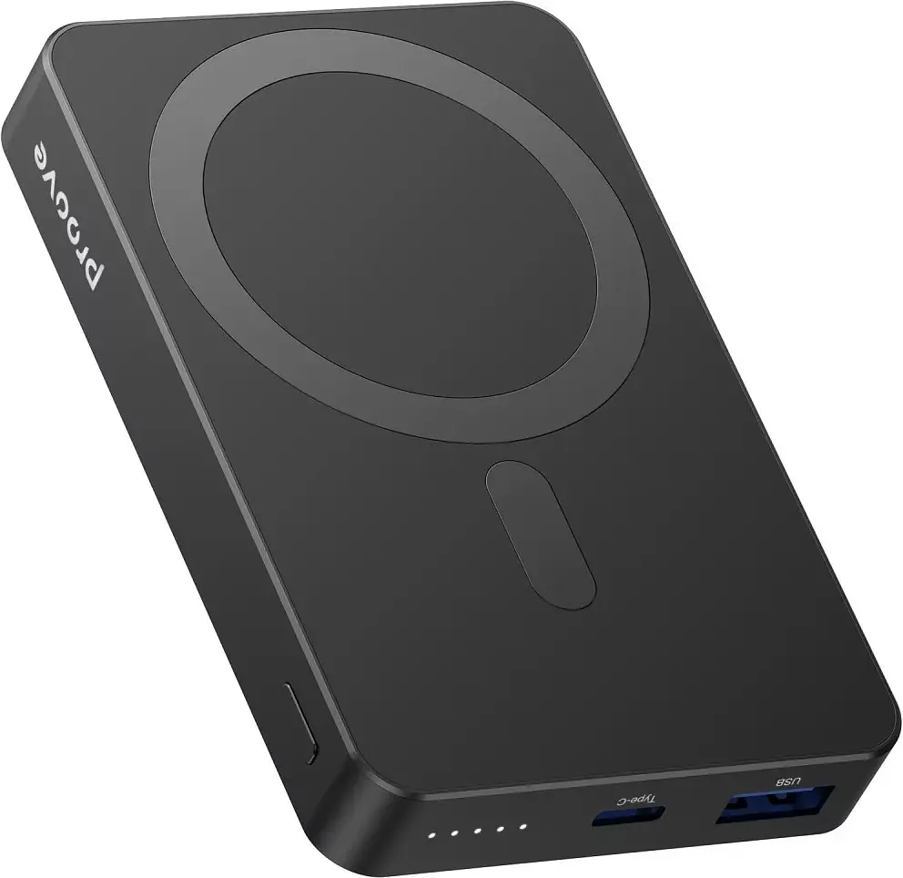 Портативний акумулятор Proove Carbon Slim Magnetic 22.5W 10000mAh black (PBCS22110001) - фото 3
