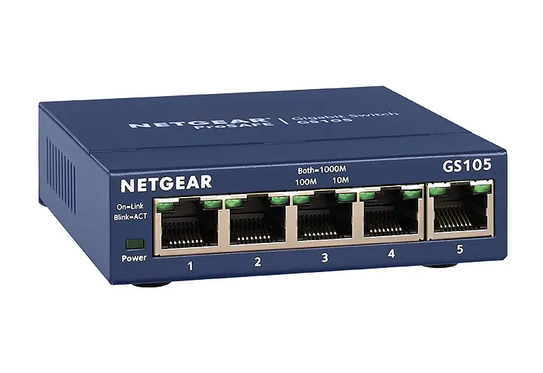 Коммутатор GS105GE 5xGE, Неуправляемый NETGEAR teh0018176 - фото 2
