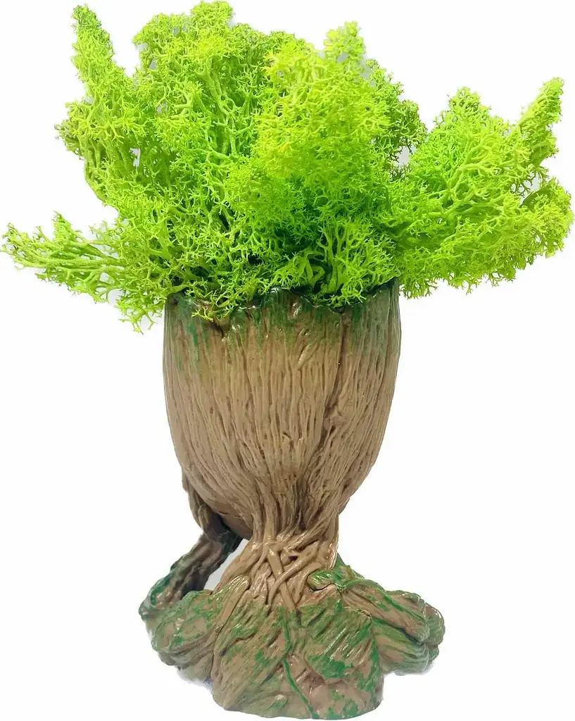 Кашпо горщик зі стабілізованим мохом Грут Groot G1 - фото 3