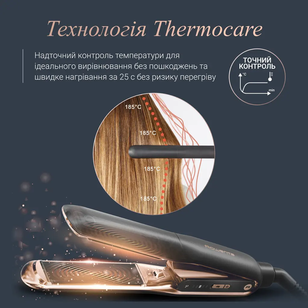 Вирівнювач для волосся Rowenta Thermocare Ultimate Experience (SF8120F0) - фото 7