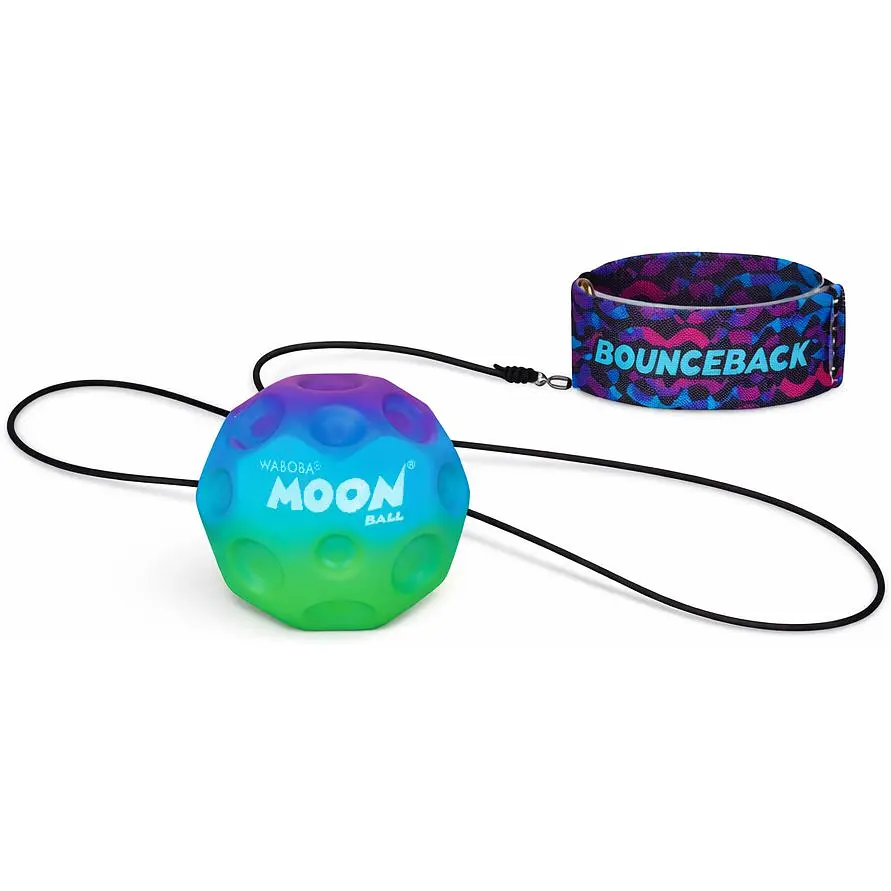 Мяч-прыгун на резинке Waboba Moon Ball "Gradient" в ассортименте (334C04_A) - фото 3