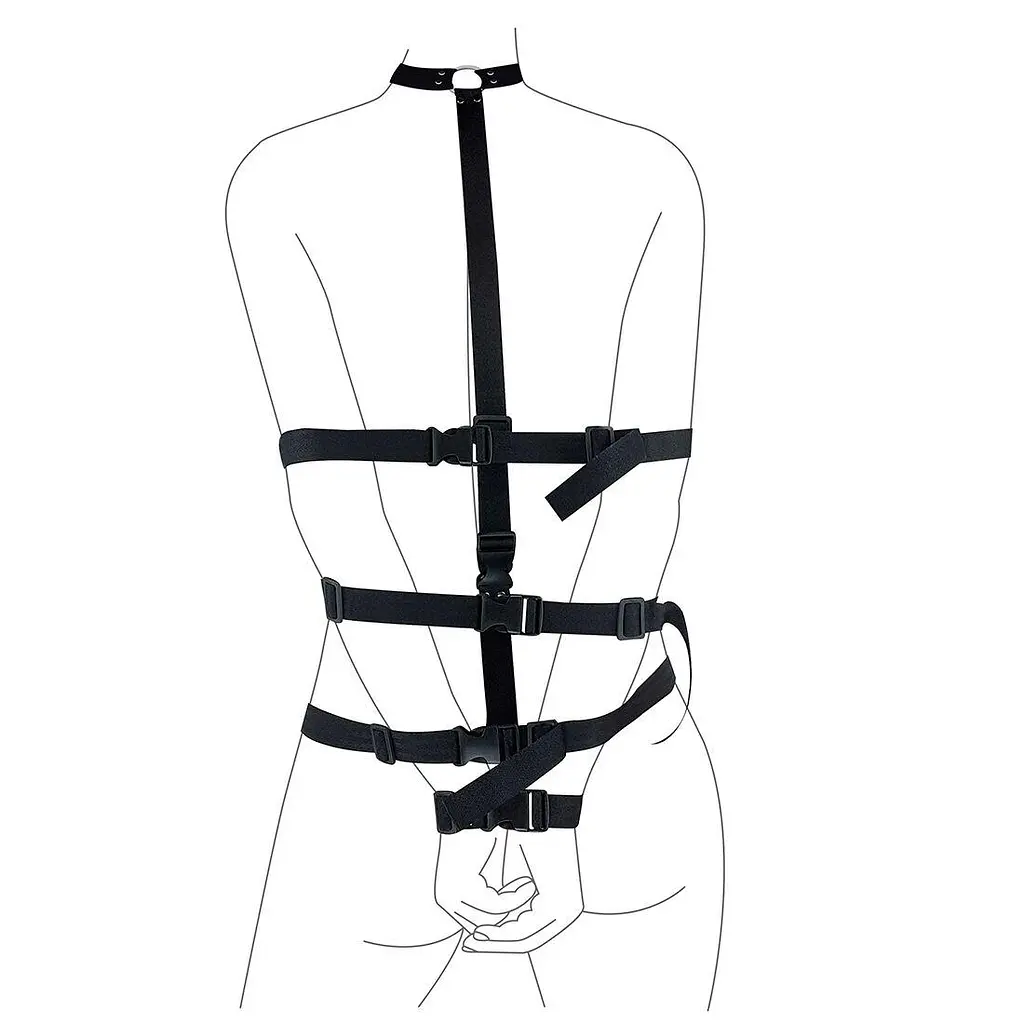 Набор для фиксации Art of Sex - BDSM Fixation Black Night Simple - фото 4