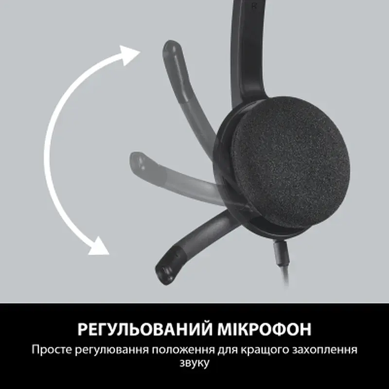 Навушники Logitech H340 USB HEADSET (981-000475) - фото 5