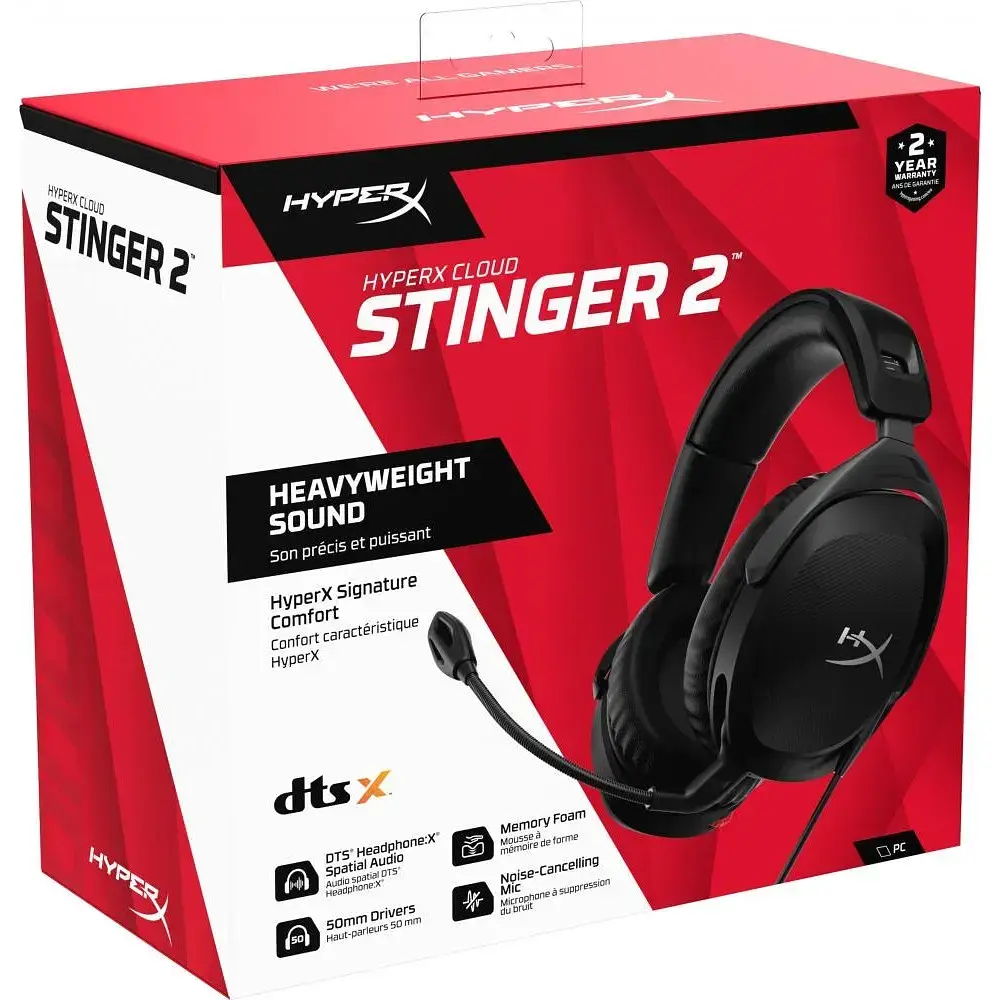 Навушники з мікрофоном HyperX Cloud Stinger 2 Wired Black (519T1AA) - фото 10