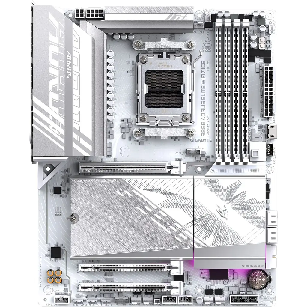 Материнська плата AORUS B850 Elite WIFI7 Ice [139986] - фото 2
