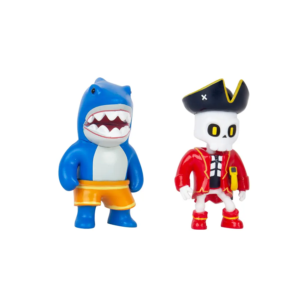 Набор коллекционных фигурок Stumble Guys Мегалодон и Капитан Нохарт 2 шт. х 6 см (SG2015-6) - фото 3
