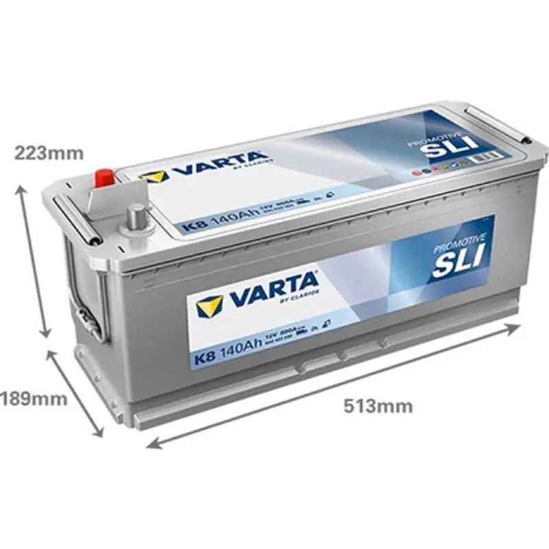 Акумулятор автомобільний Varta ProMotive 140Ah бокова(+/-) (800EN) K8 з нижн. бурт (640400080) - фото 3