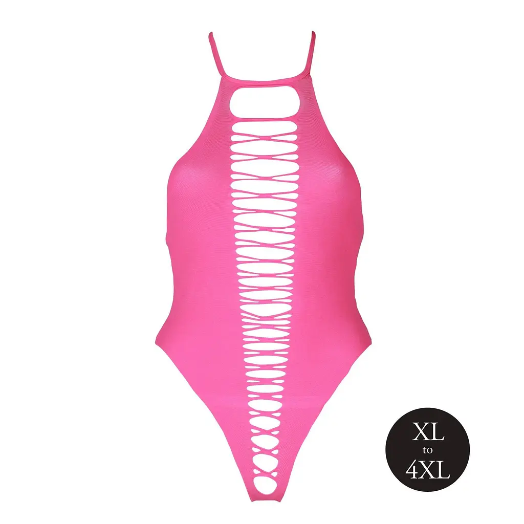 Боді Ouch! High-Cut Body, XL/XXXXL (рожевий) - фото 4