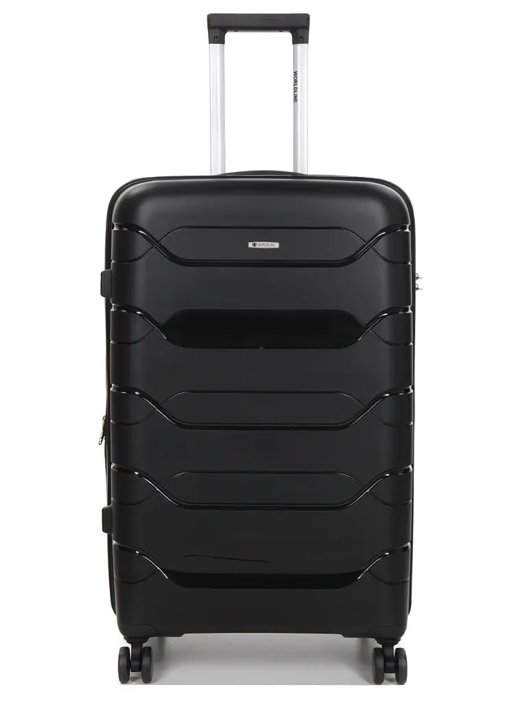 Валіза велика L Worldline Airtex 282 109л 74×47×30см Чорний - фото 2