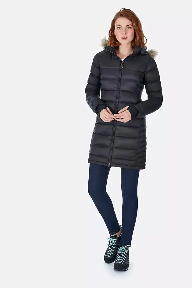 Пуховик Rab Deep Cover Parka wmns 14 Черный - фото 2