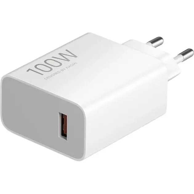 Мережевий зарядний пристрій Xiaomi Charging Combo 100 Вт + кабель USB-A — USB-C білий (BHR095VEU) [175417] - фото 4