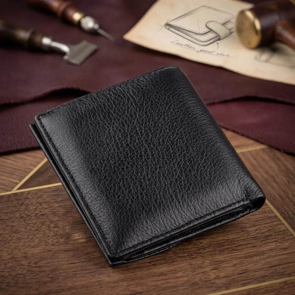 Жіночий гаманець із монетницею ST Leather 18919 чорний - фото 4