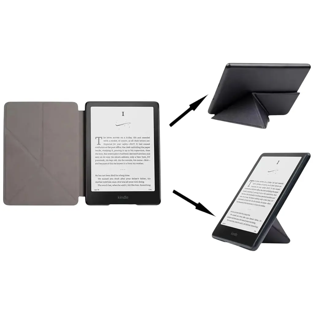 Чехол-обложка Primolux Transformer для книги Amazon Kindle Paperwhite 12th Gen. 2024 black - фото 3