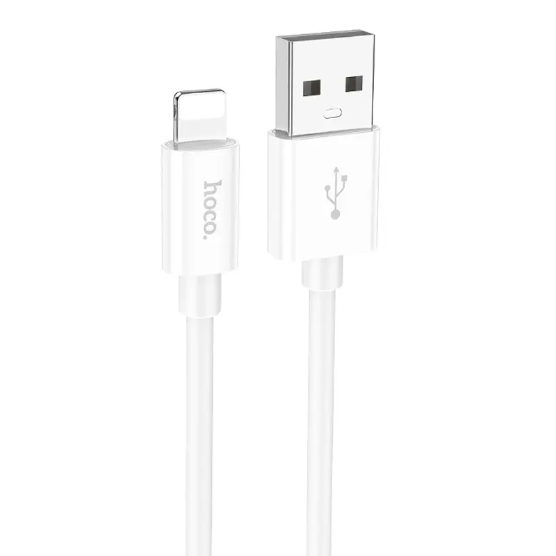 Дата кабель Hoco X 87 Magic silicone USB to Lightning (1 m) White