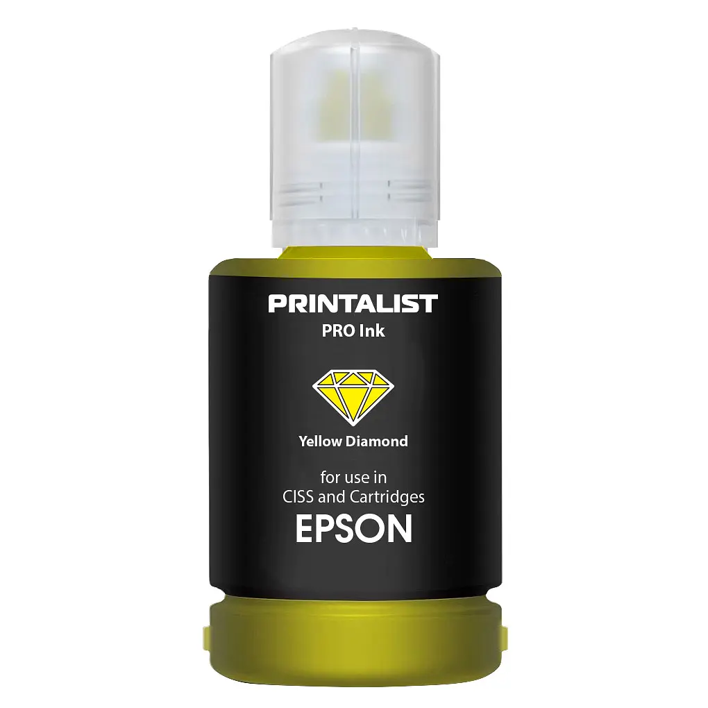 Чорнило PRINTALIST для Epson 140г Yellow водорозчинне (PL-INK-EPSON-Y) - фото 5