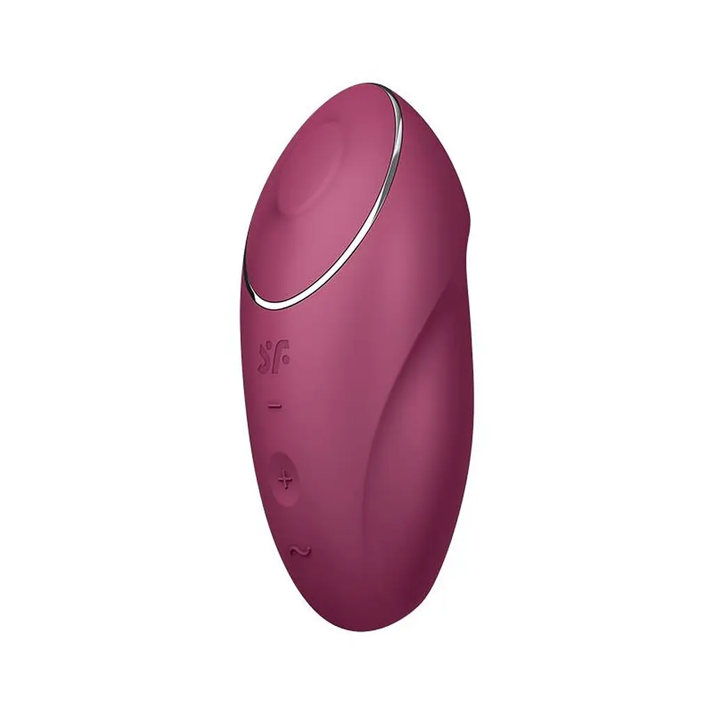 Вибратор для клитора Satisfyer Tap & Climax 1 11 см бордовый - фото 2