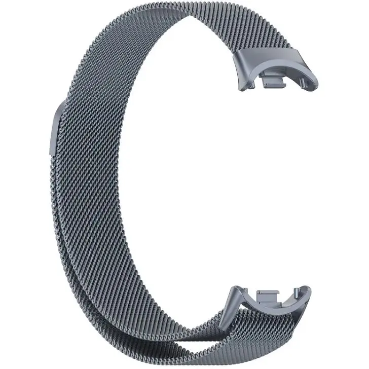 Ремешок DK CDK для Xiaomi Mi Smart Band 10 Metal Milanese Loop Magnetic (015814) (grey) - фото 2