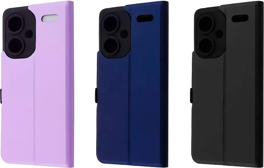 Чохол-книжка Wave Flap Case для Redmi Note 13 Pro+ 5G Light Purple [101814] - фото 3