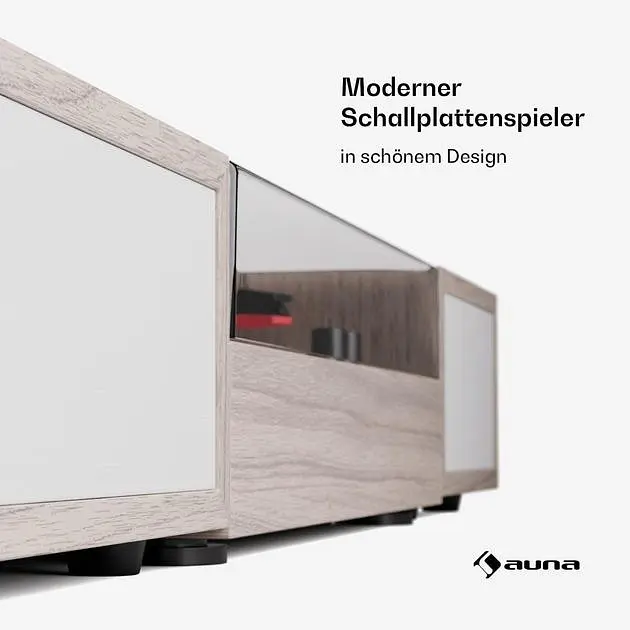 Проигрыватель винила Auna TT-Play2x10W BT RCA-Out (10045082) - фото 5