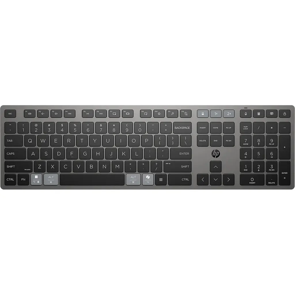 Комплект (Клавіатура та Миша) HP 720 Multi-Device Rechargeable BT EN/UK Black - фото 2