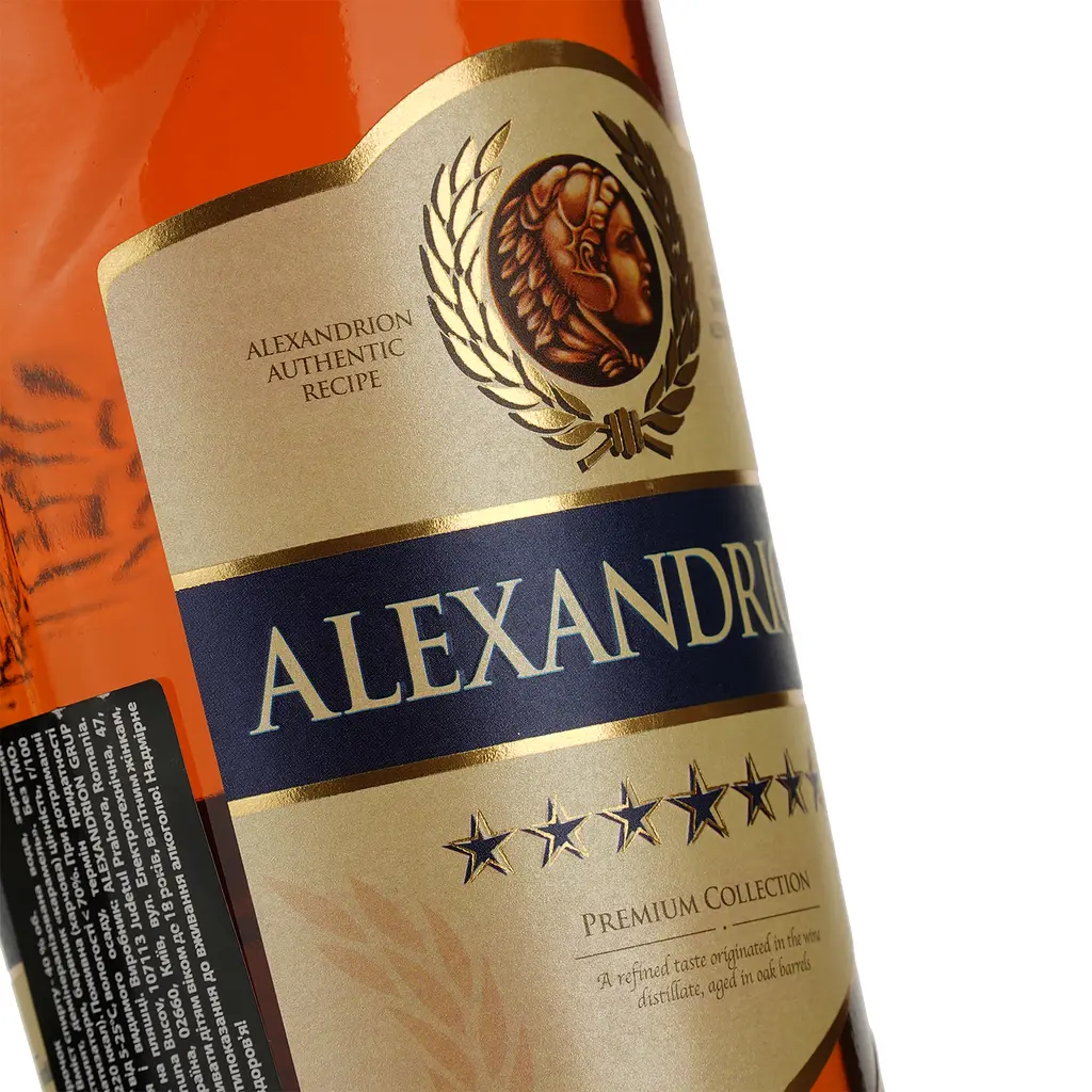 Крепкий алкогольный напиток Alexandrion 7 звезд, 40%, в подарочной упаковке, 0,7 л - фото 5