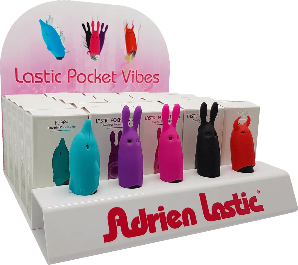 Набір вібраторів Adrien Lastic Promo Pack Pocket Vibe (25 шт + тестери) - фото 2