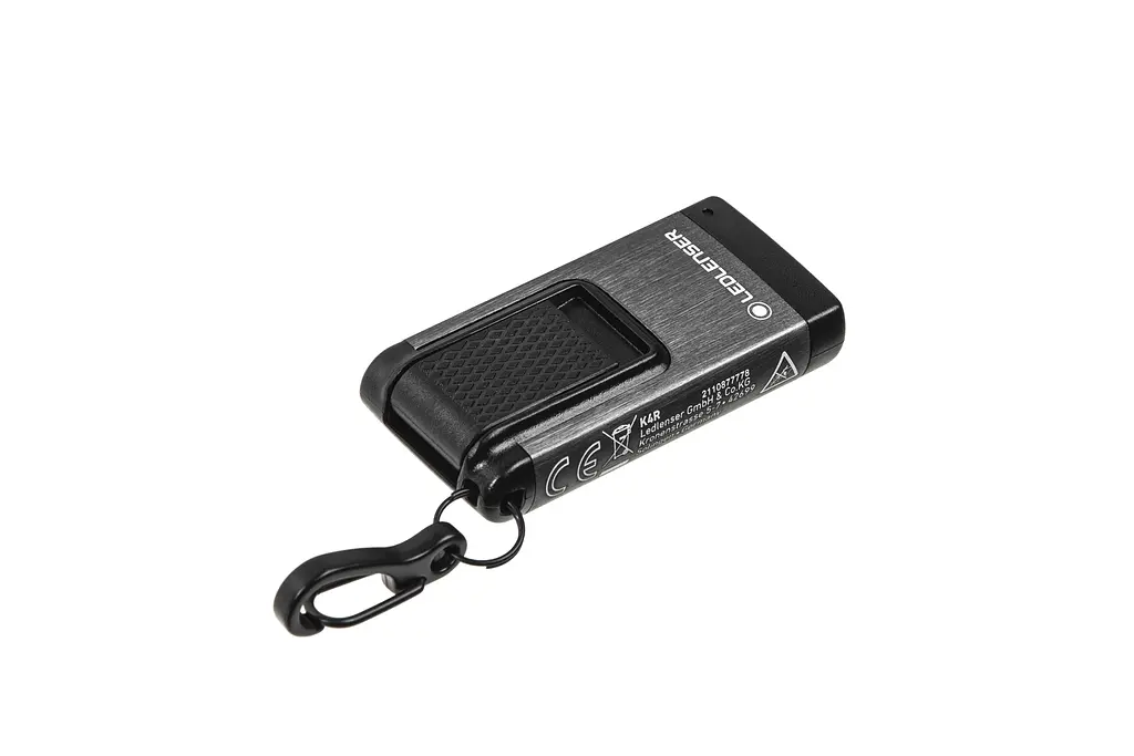 Фонарь-брелок Ledlenser K4R заряжается 120/80/20 Gray - фото 2