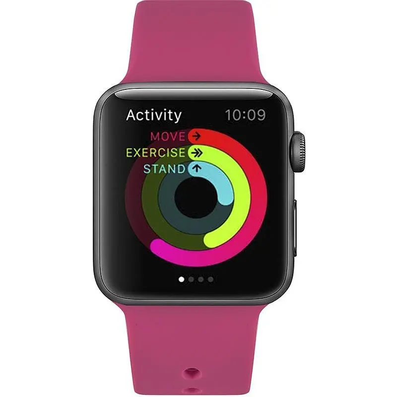 Ремешок Uwatch Silicone Strap for Apple Watch 38/40 mm Bobbi Powder - фото 2