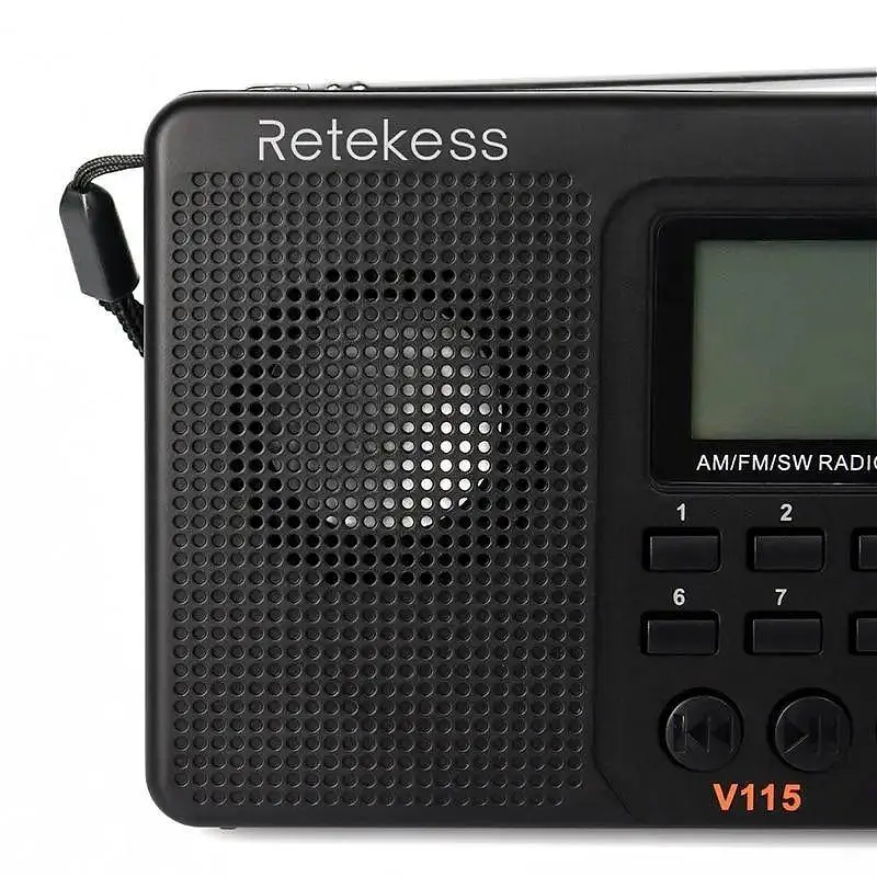 Радіоприймач RETEKESS V115 | FM радіо | MP3 плеєр | диктофон - фото 3